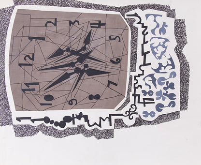 Untitled (What Time Is It?), Painting