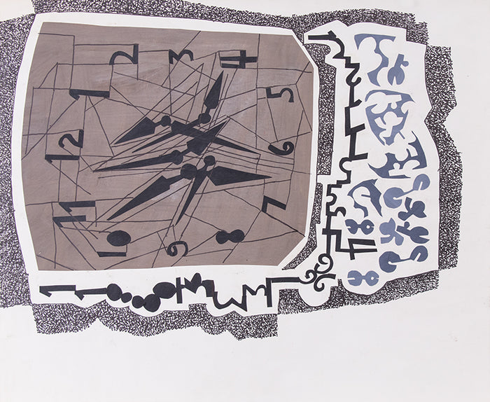 Untitled (What Time Is It?), Painting