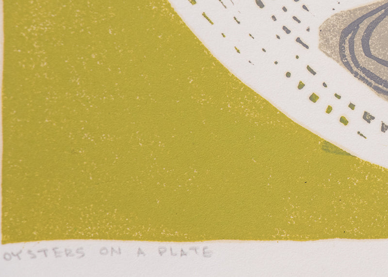 Oysters on a Plate, Print