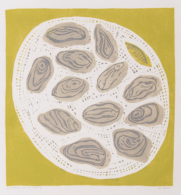 Oysters on a Plate, Print