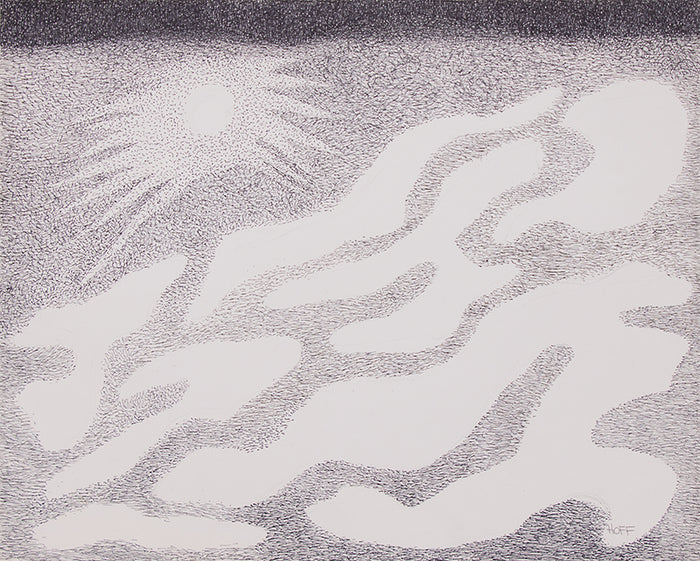 Cloud Pond (Sun and Clouds), Drawing