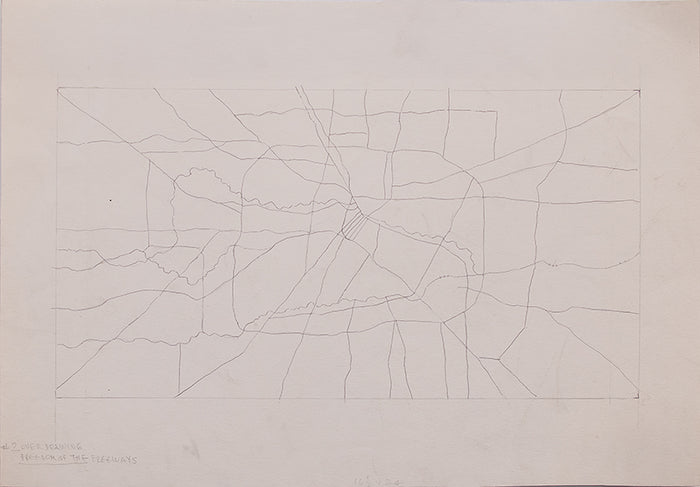 Freedom of the Freeways, #2 over drawing, Drawing