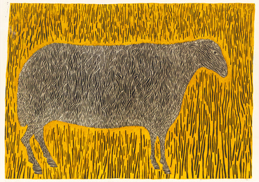 Margo Hoff (1910-2008) artwork for sale. Black Sheep, Print, Denver, Colorado, Art Gallery)