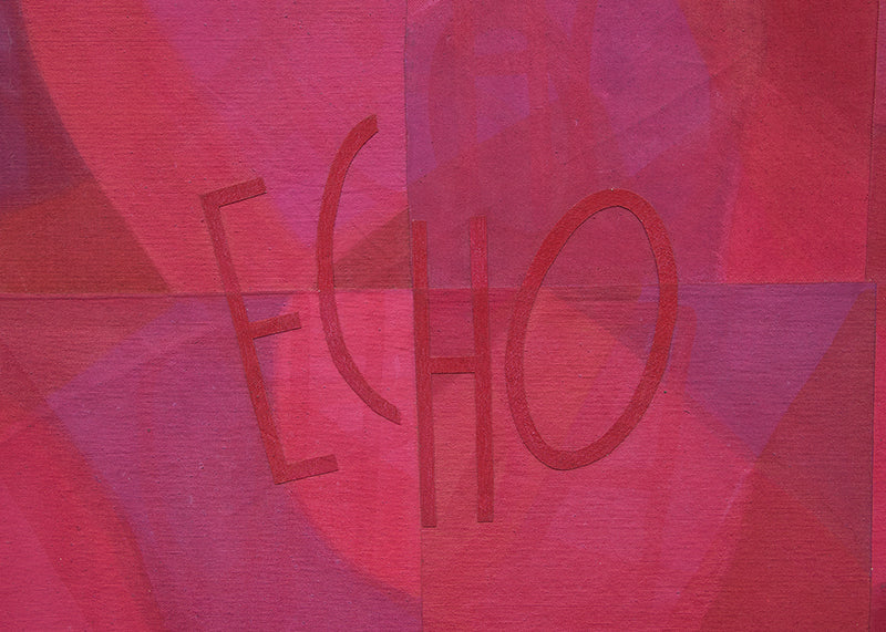 Echo (Fuchsia Abstract), Painting