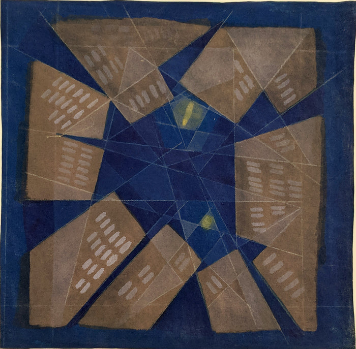 Untitled (City Square), Painting
