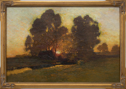 Untitled (Sunset Landscape), Painting