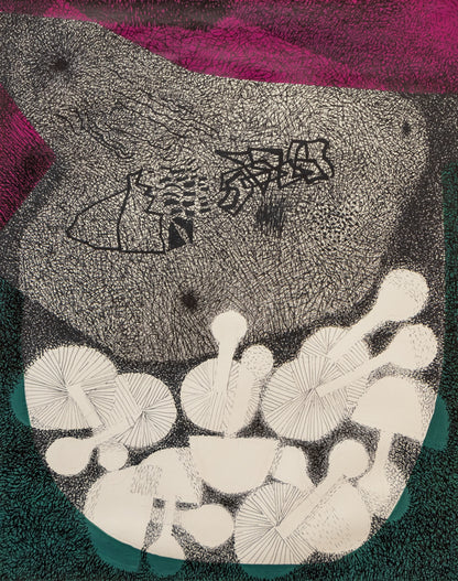 Poison Mushrooms, Drawing