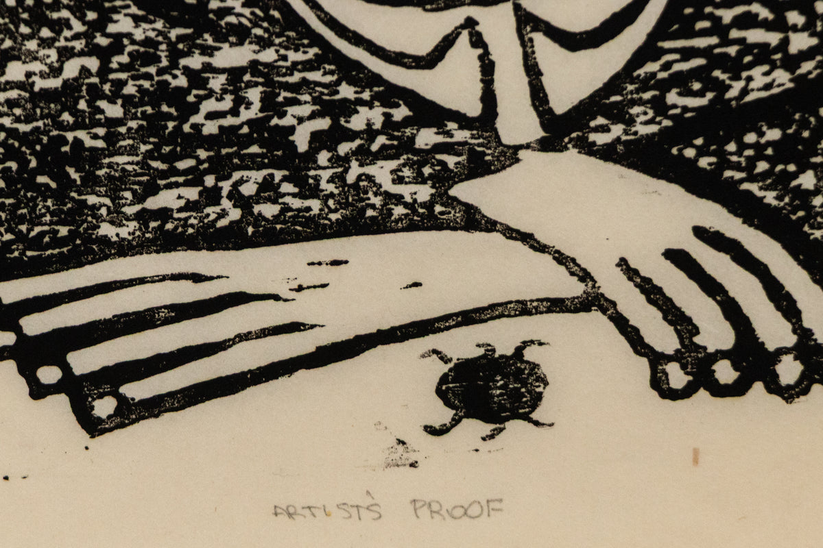 Boy and Bug, Artist proof, Print, 1950