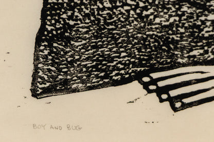Boy and Bug, Artist proof, Print, 1950