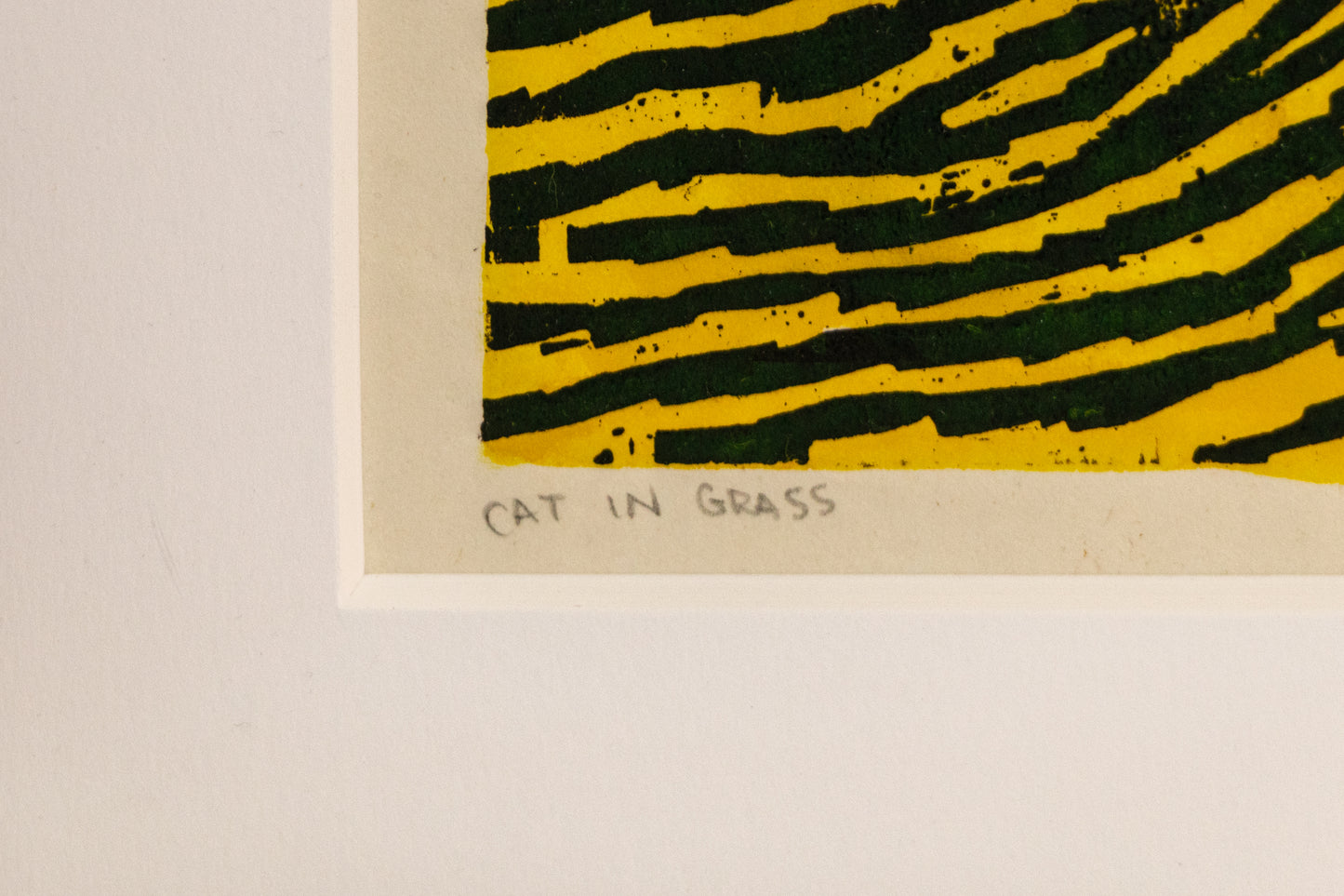 Cat in Grass, Print, circa 1950