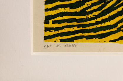 Cat in Grass, Print, circa 1950