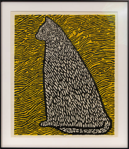 Cat in Grass, Print, circa 1950
