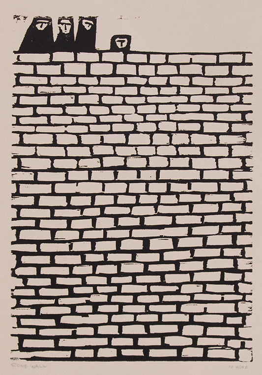 Stone Wall, Print, circa 1950