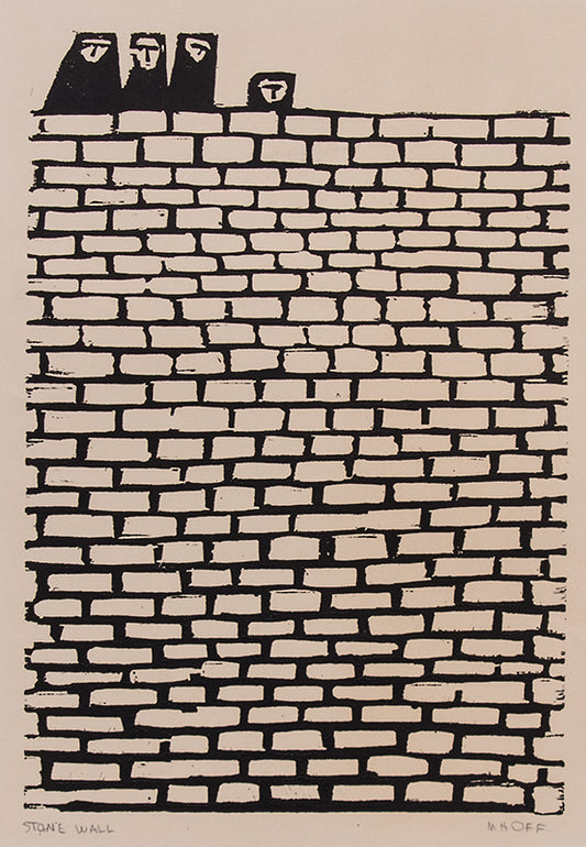 Stone Wall, Print, circa 1950