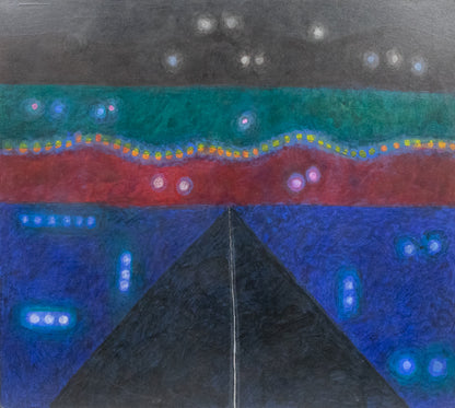 Untitled (Night Road), Painting