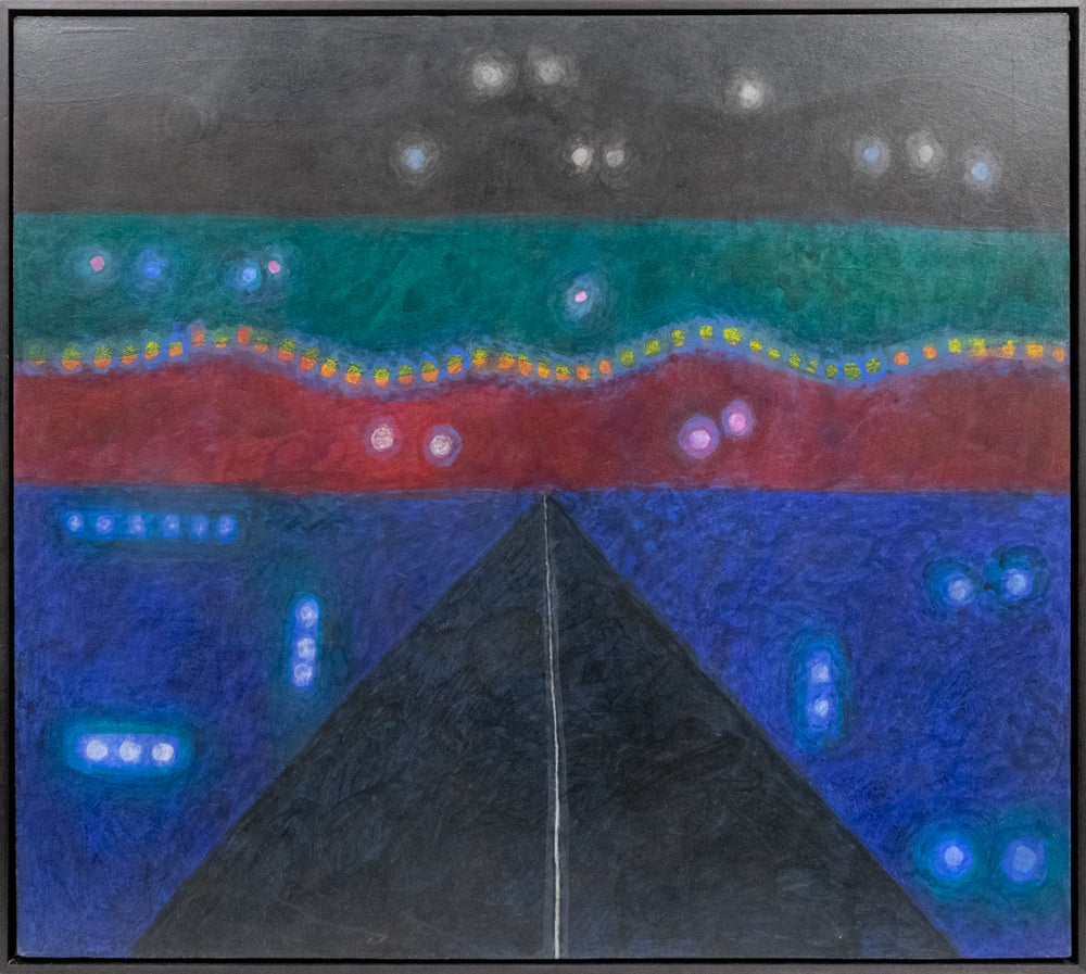 Untitled (Night Road), Painting