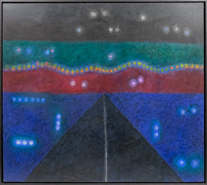 Untitled (Night Road), Painting