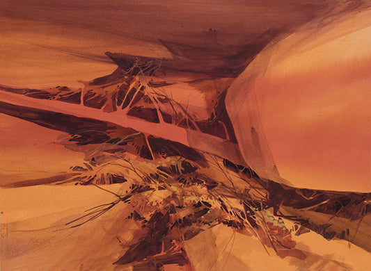 artwork for sale. Wooded Autumn, Painting by Buffalo Kaplinski (1943-), Denver, Colorado, Art Gallery)