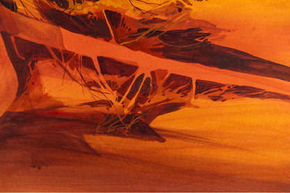 Wooded Autumn, Painting