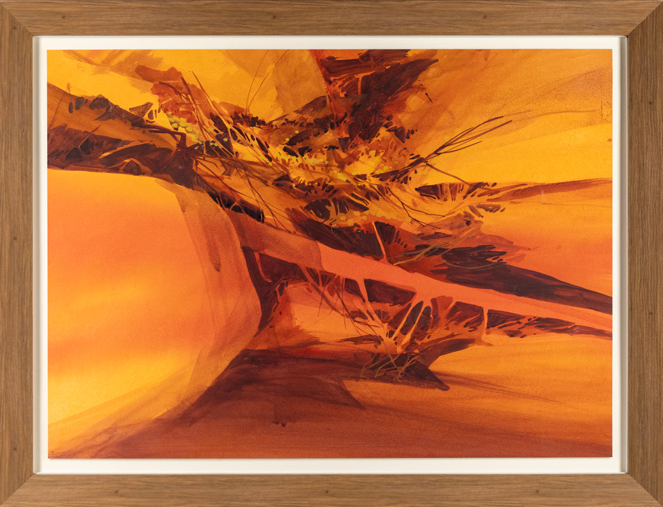 Wooded Autumn, Painting