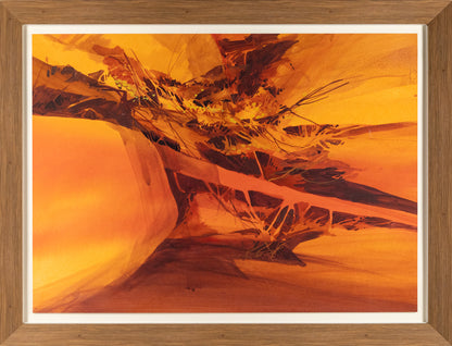 Wooded Autumn, Painting