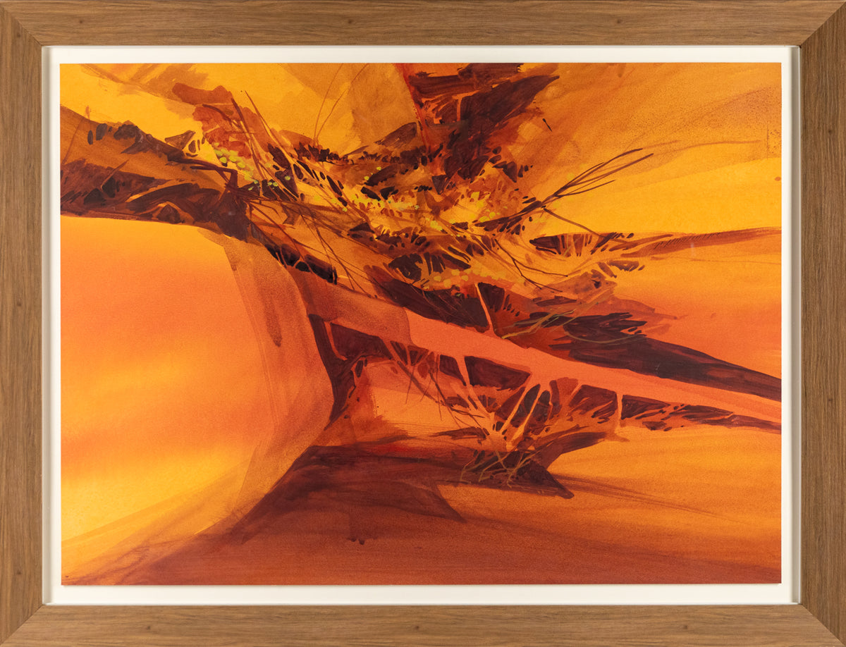 Wooded Autumn, Painting