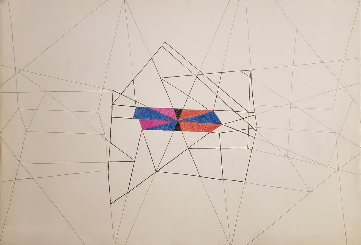 Untitled (Crystal Lattice), Drawing