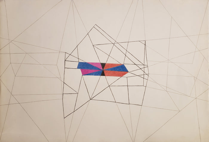 Untitled (Crystal Lattice), Drawing