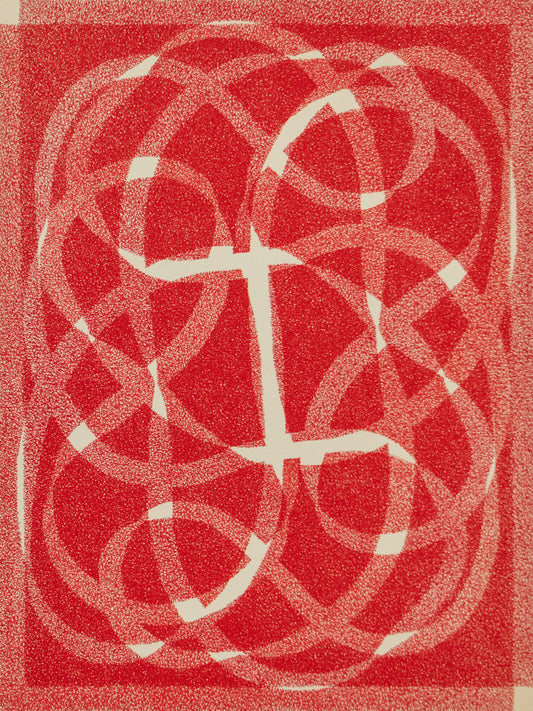 White Line - Red (Variation 2), Print