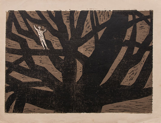 Tree and Boy, Print