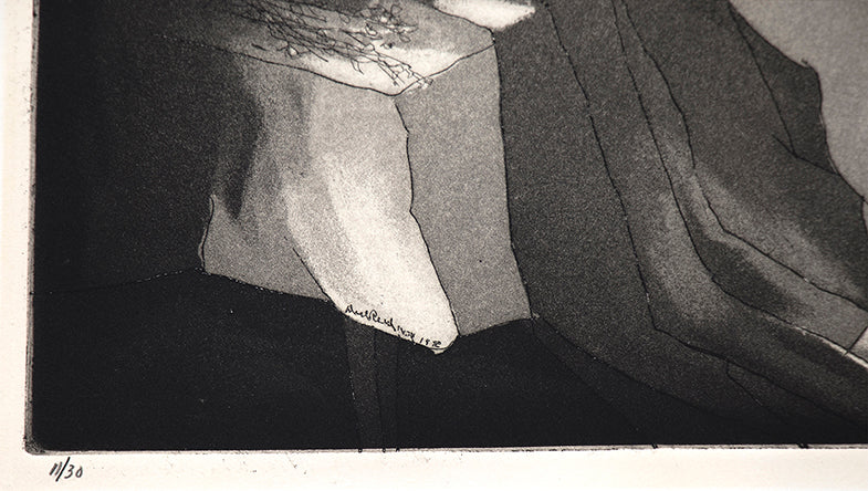 Nude with Winter Bouquet; 11/30, Print, 1972