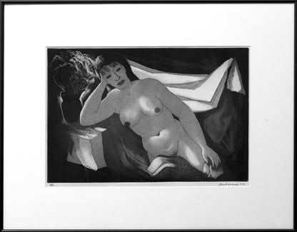 Nude with Winter Bouquet; 11/30, Print, 1972