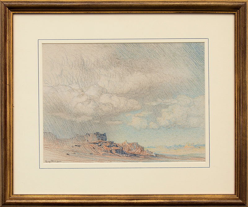 Untitled (Storm Over Desert Landscape, Arizona), Drawing, 1924
