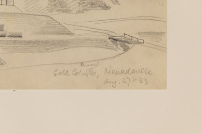 Gold Coin Mines Company, Nevadaville, Colorado, Drawing, 1933