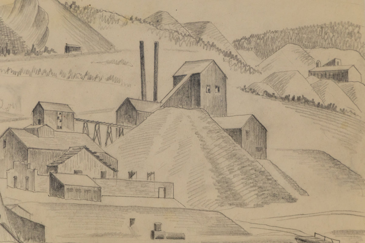 Gold Coin Mines Company, Nevadaville, Colorado, Drawing, 1933