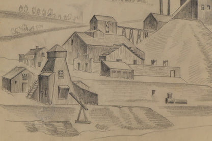 Gold Coin Mines Company, Nevadaville, Colorado, Drawing, 1933