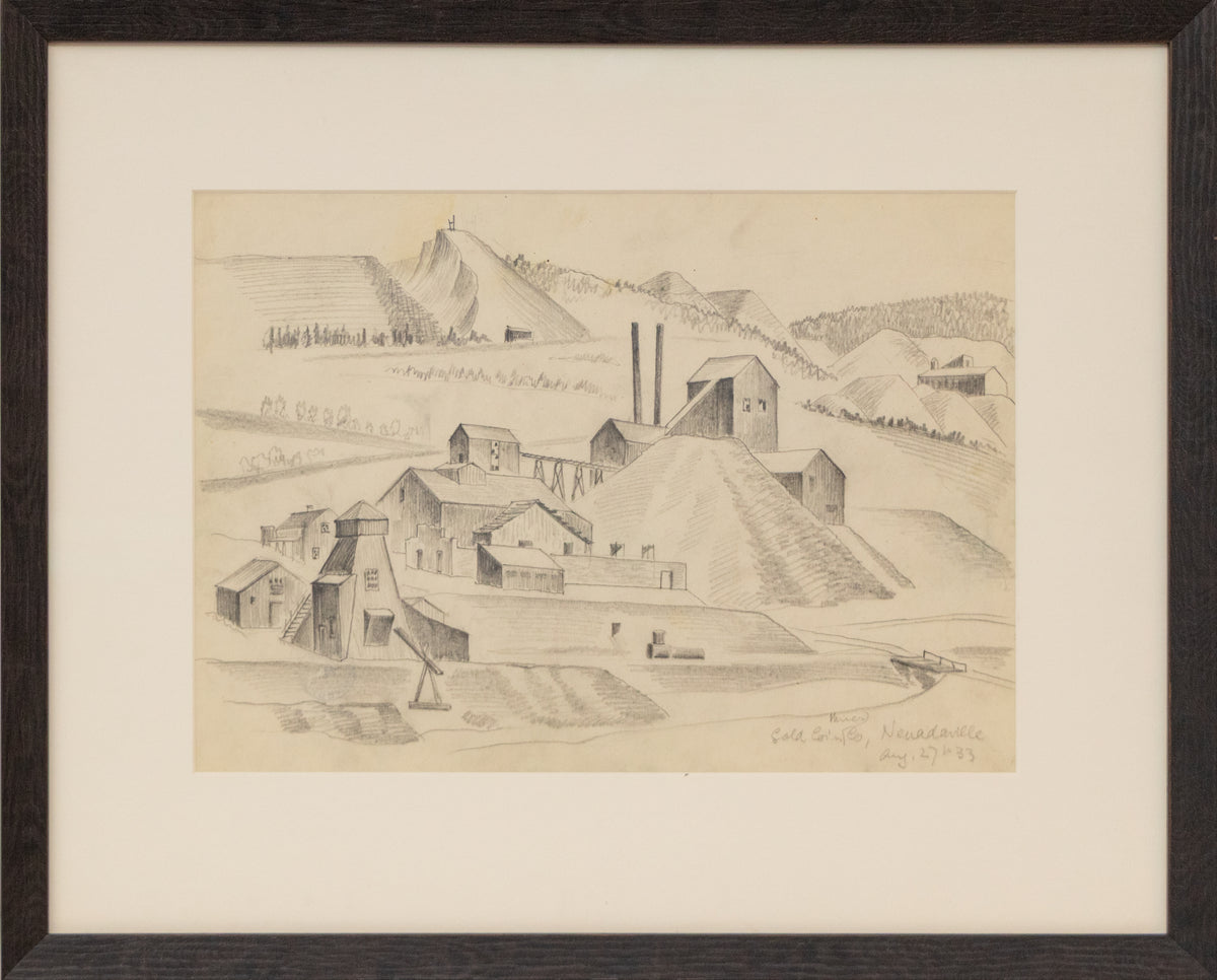 Gold Coin Mines Company, Nevadaville, Colorado, Drawing, 1933
