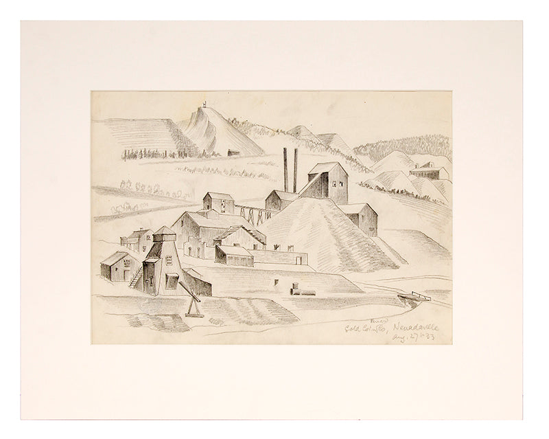 Gold Coin Mines Company, Nevadaville, Colorado, Drawing, 1933