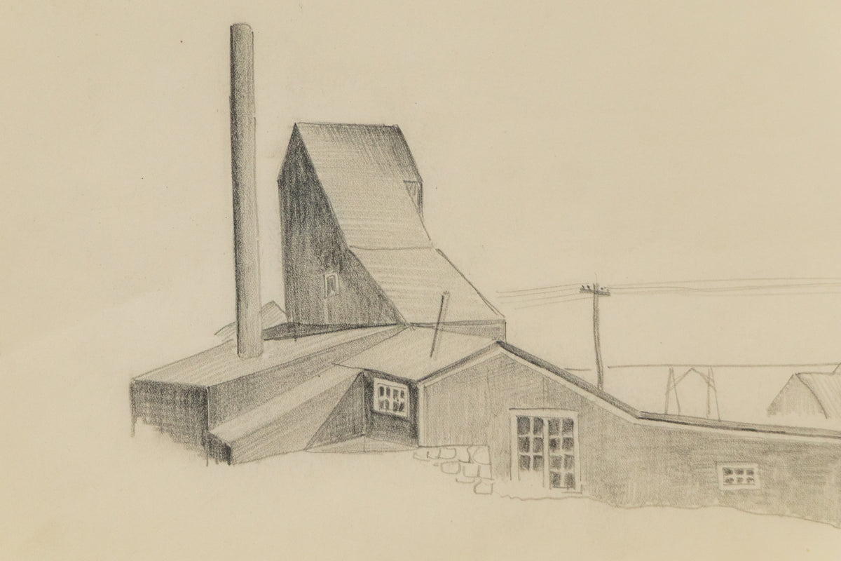 Colorado Mine Study, Drawing, circa 1932