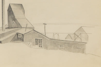 Colorado Mine Study, Drawing, circa 1932