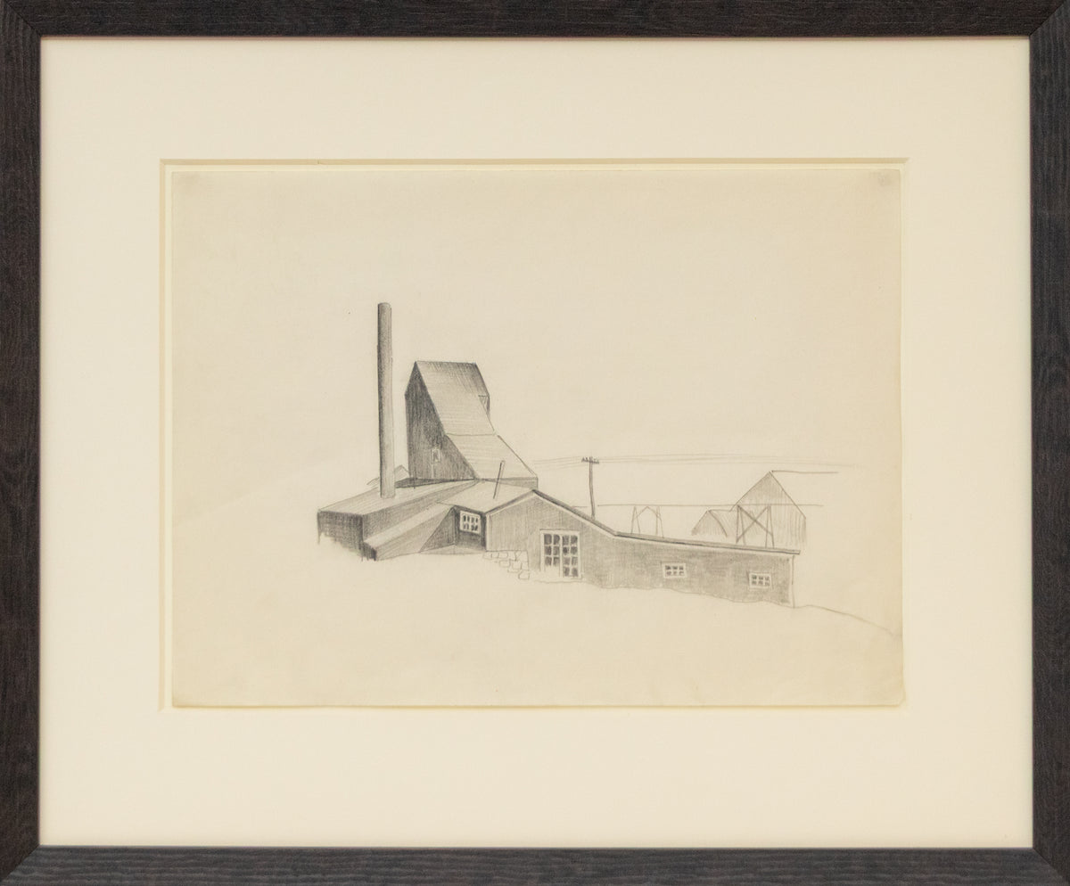 Colorado Mine Study, Drawing, circa 1932