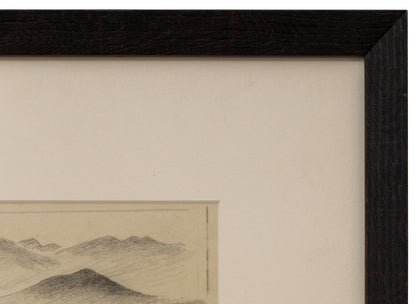 Mining Town, Colorado, Drawing, circa 1932