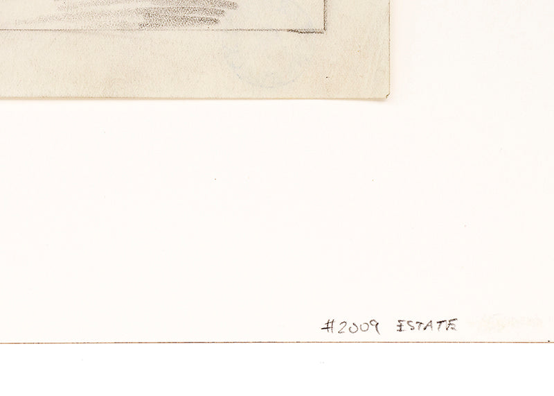 Sailboats, Drawing, circa 1932-1936