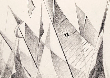 Boat Races (12), Drawing, circa 1932-1936
