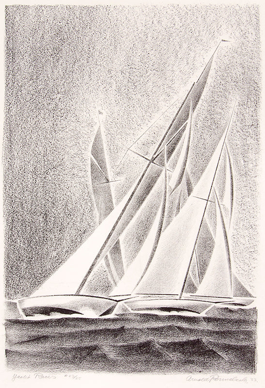 Yacht Races (Grand Lake, Colorado); 23 of 25, Print, 1933