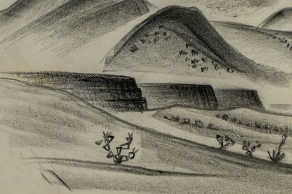 Northern New Mexico, Drawing, circa 1927