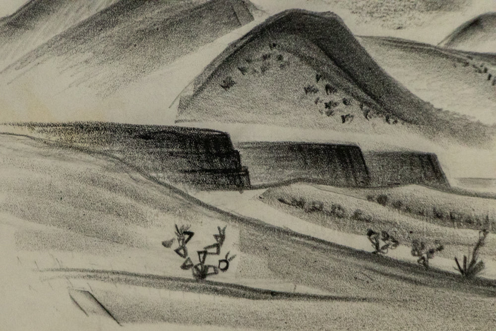 Northern New Mexico, Drawing, circa 1927