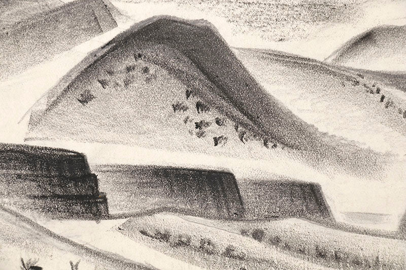Northern New Mexico, Drawing, circa 1927