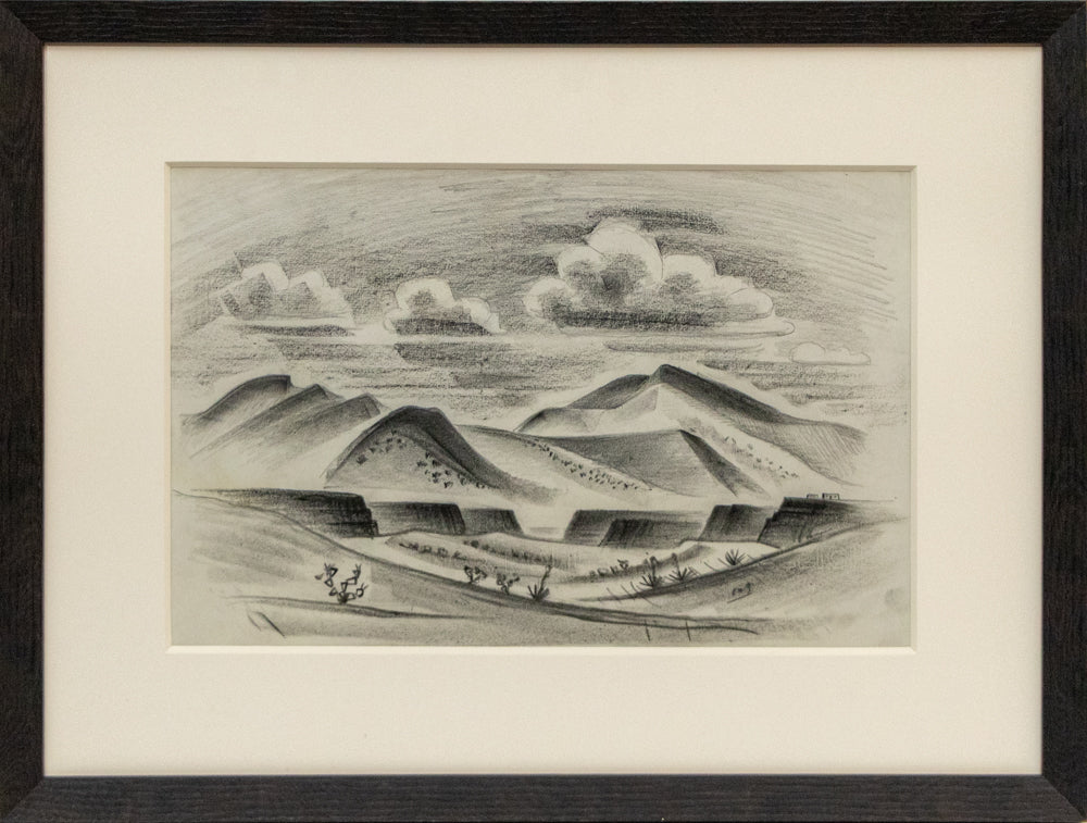 Northern New Mexico, Drawing, circa 1927