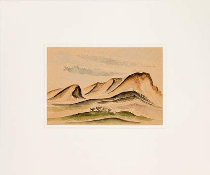 New Mexico Hills, Painting, circa 1927